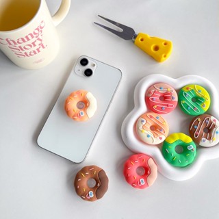  Túi khí silicon bánh rán màu Giá đỡ điện thoại Giá đỡ có thể gập lại và mở rộng Loại dính chống rơi 