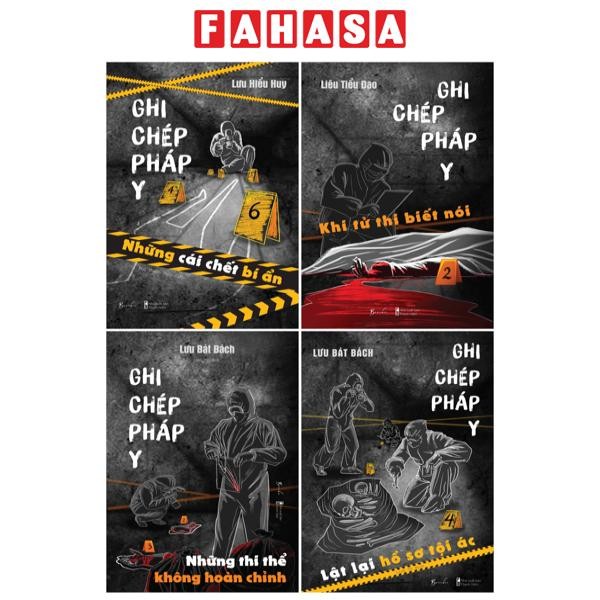 Sách - Combo Sách Ghi Chép Pháp Y (Bộ 4 Cuốn)