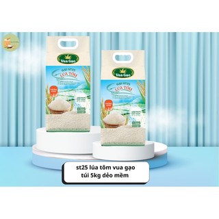 10kg gạo st25 lúa tôm vua gạo dẻo mềm