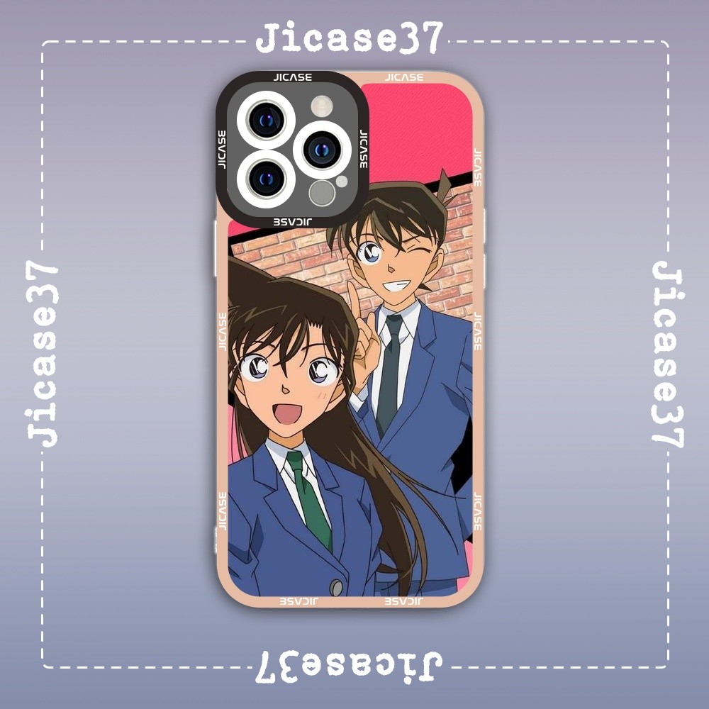 Ốp lưng iPhone Cạnh Vuông Samsung Xiaomi Oppo Anime Họat hình Detective Conan Thám tử lừng danh cona