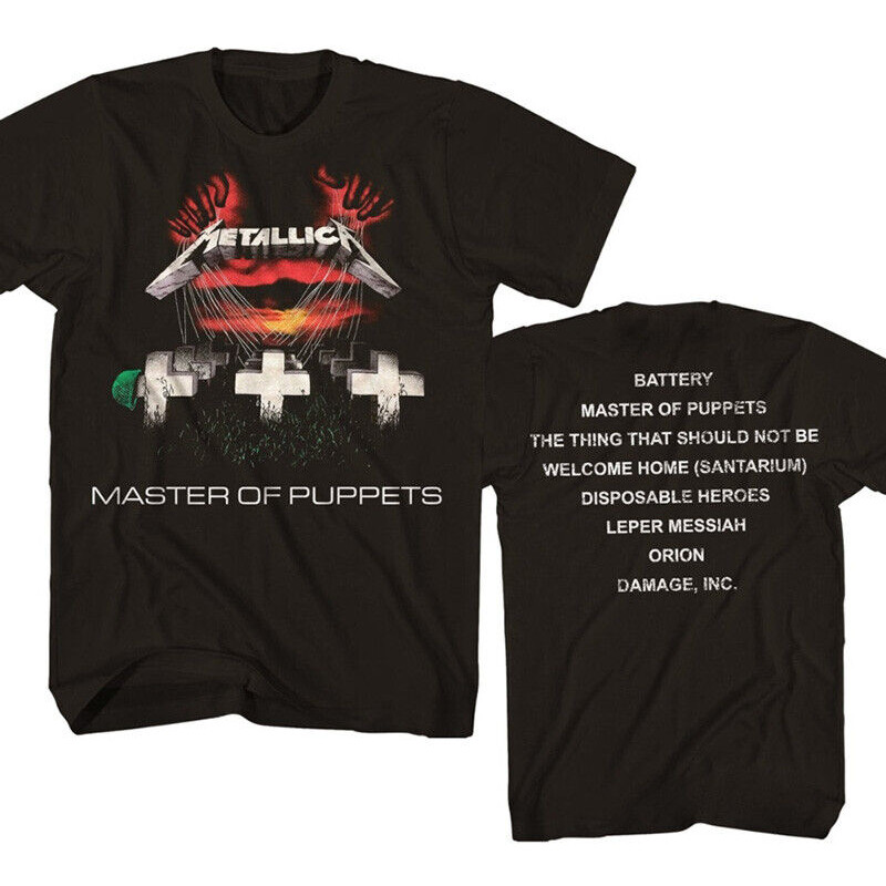 Áo thun Metallica Master Of Puppets Heavy Metal Band Badhabitmerch chính hãng mới