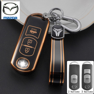  Vỏ chìa khóa điều khiển từ xa thông minh ô tô Mazda phù hợp cho vỏ bảo vệ chìa khóa ô tô mazda skyactiv   mazda 2   mazda 3   cx-5   cx-3 