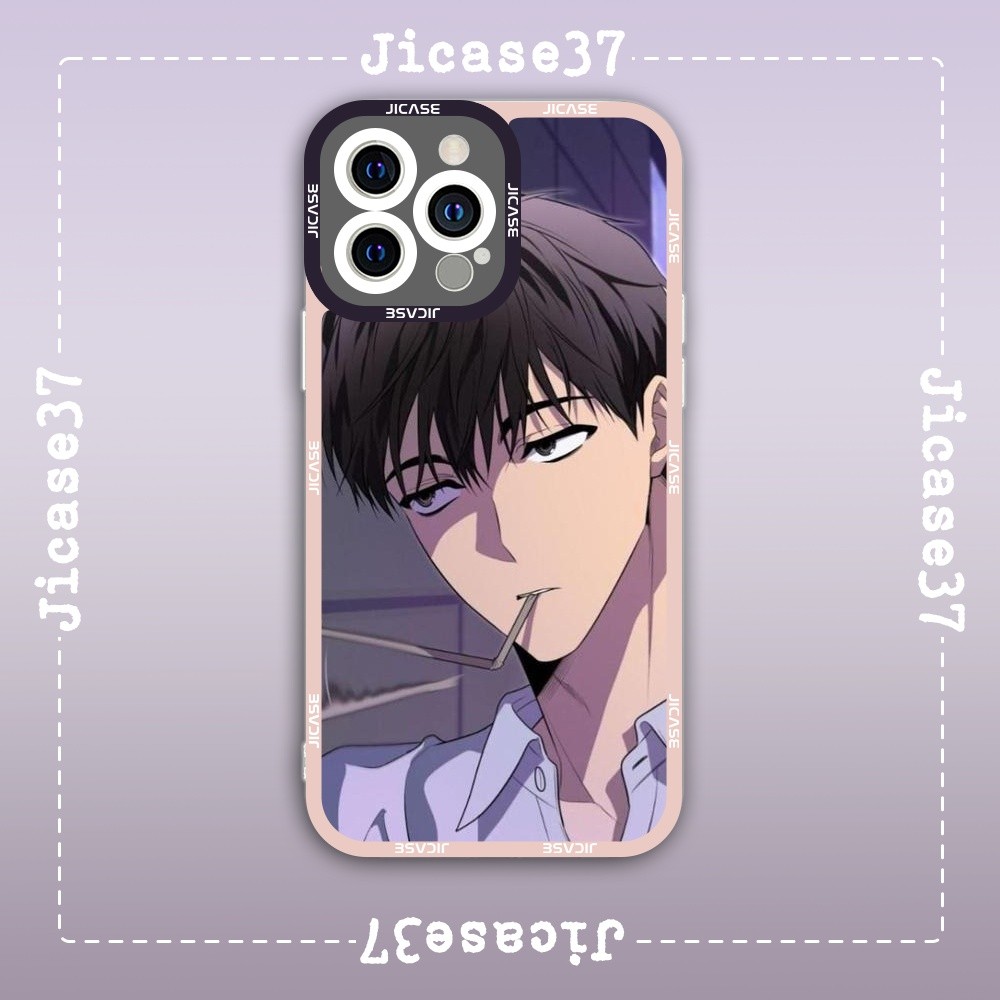 Ốp lưng iPhone Cạnh Vuông Samsung Xiaomi Oppo Manhwa boylove Passion nhân vật Taeui vs Ilay