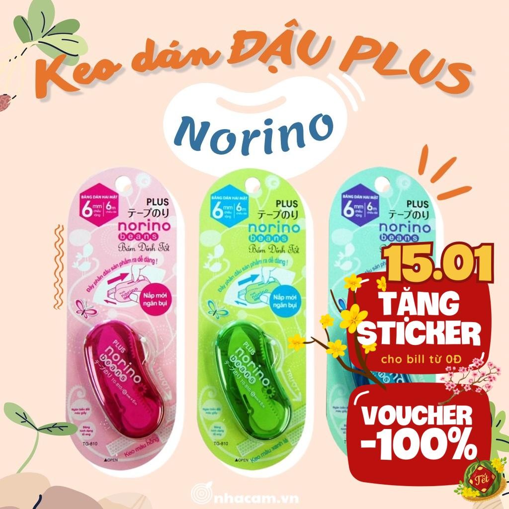 Băng Keo Dán Hạt Đậu Norino Beans