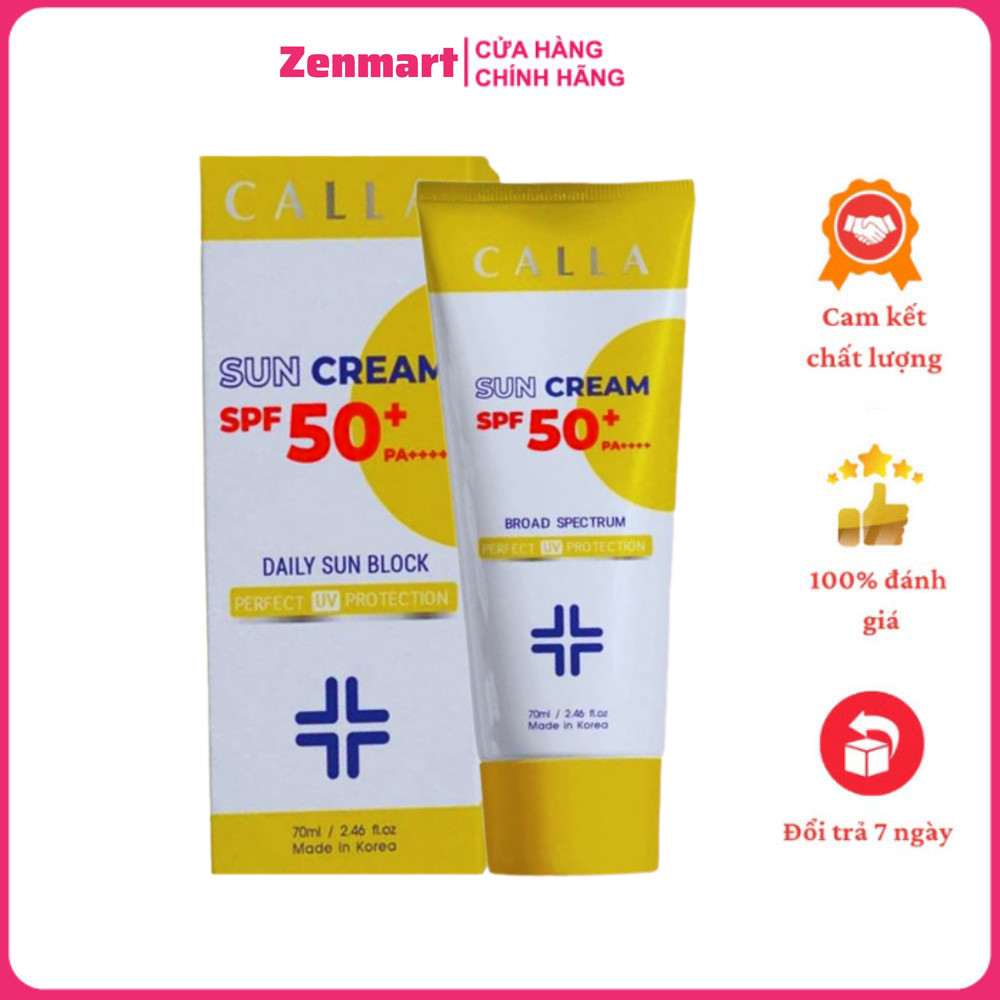 Kem chống nắng vật lý Calla Daily Sunblock Cream SPF 50+ PA+++ 70ml