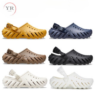  Unisex Crocs Echo Clog Dành Cho Nam Nữ Dép Đi Biển Xăng đan Thời Trang Ngoài Trời 