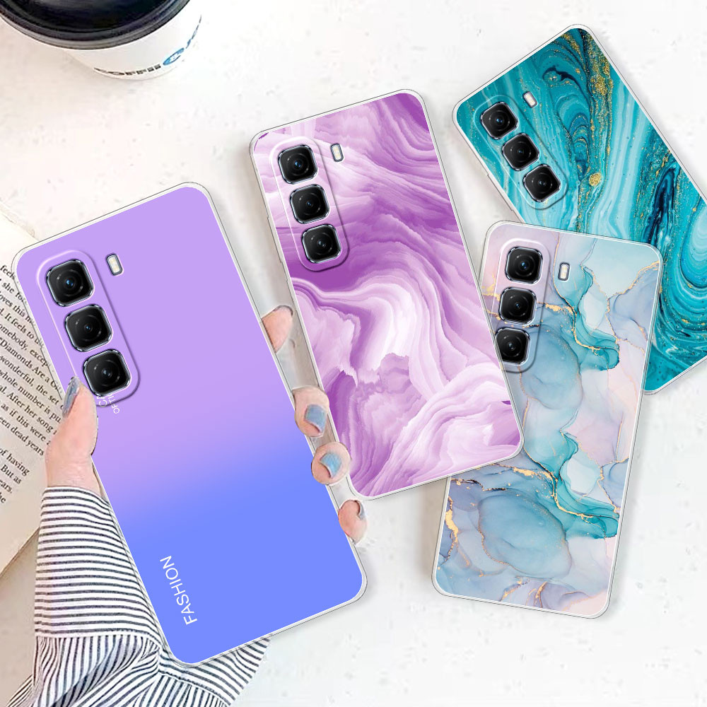 Dành Cho Infinix Hot 50 Pro + / Hot50 Pro Dành Cho Infinix Hot 50 Pro Plus 4G Hoa Đá Cẩm Thạch Điện 