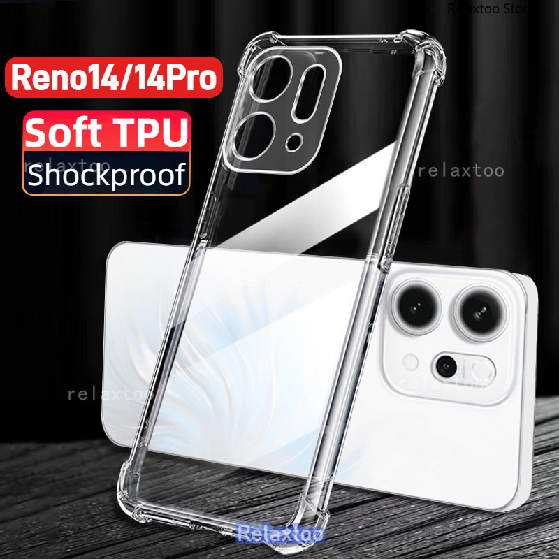 Reno14Pro 5G Vỏ Trong Suốt Cho OPPO Reno 14 Reno14 Pro F 14F 14Pro Reno14F Reno14Pro 5G Ốp Điện Thoạ