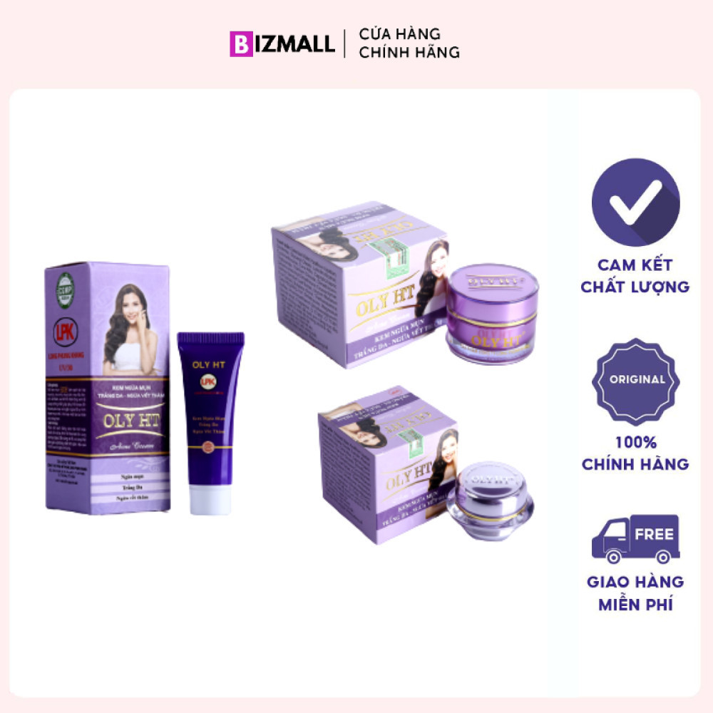 Kem ngừa mụn trắng da  OLY HT 25g - Phân phối chính hãng