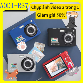 ✨✨[Tặng thẻ nhớ] Máy ảnh kĩ thuật số digital mini camera v2 - quay, chụp 48MP, siêu mỏng nhỏ gọn