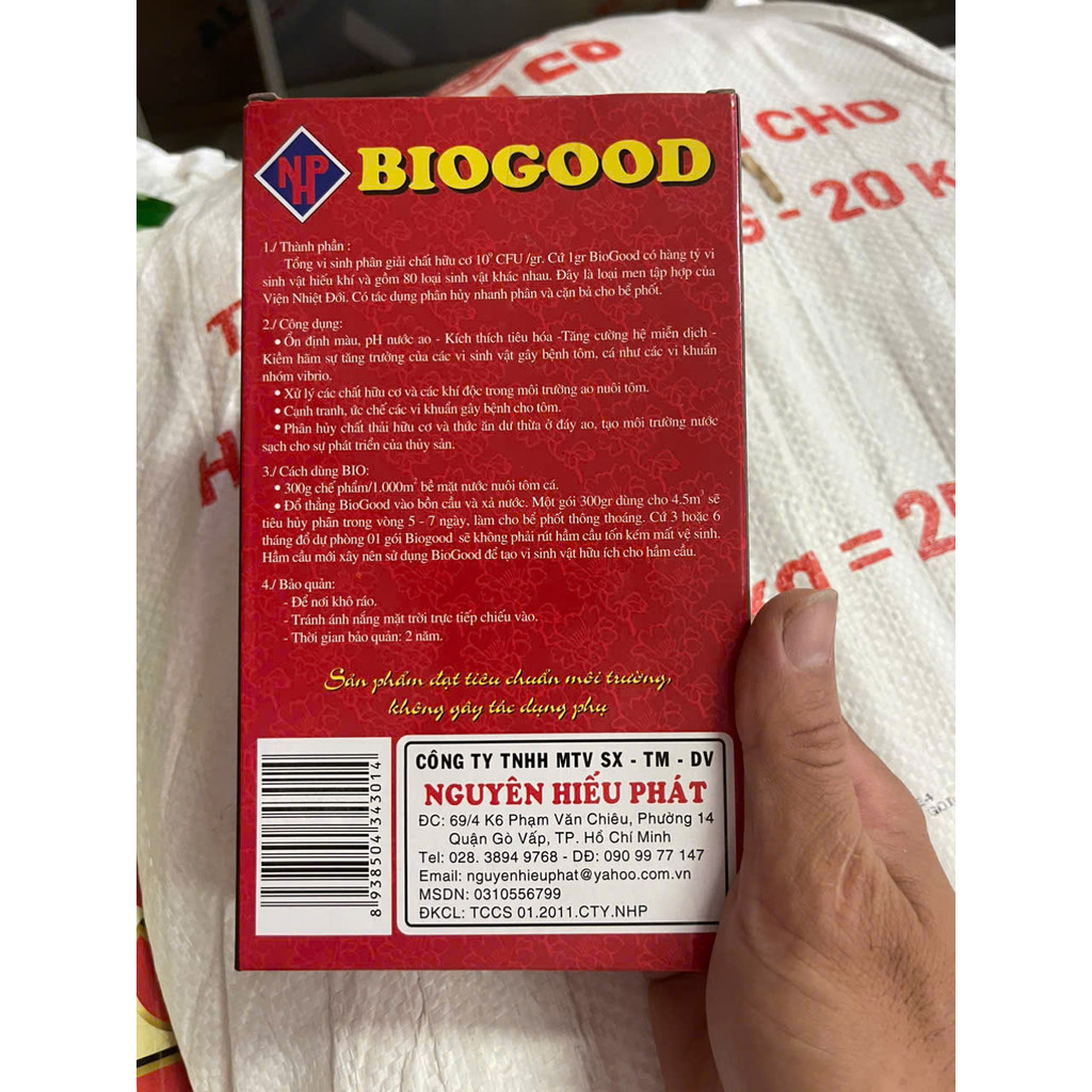 [10 Hộp] Men BIOGOOD Xử Lý Đáy Ao Tôm - Làm Sạch Đáy, Giảm Mùi Hôi, Ao Dơ Nặng