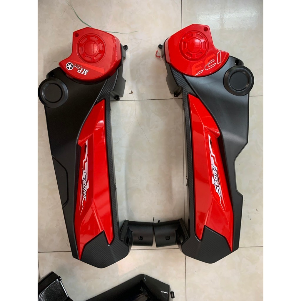 Bộ quây bình xe điện M133 20Ah, Ốp sườn xe điện 20A