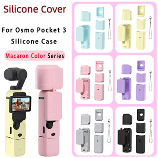 Vỏ Silicon Cho Dji Pocket 3 Vỏ Bảo Vệ Tay Cầm Chống Trầy Xước Nắp Ống Kính Da Tay Mềm, Cho Dji Osmo Pocket 3 Phụ Kiện