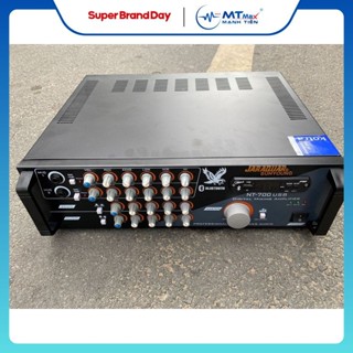 Amply karaoke Jarguar NT-700 USB 12 sò chuyên dùng cho dàn karaoke gia đình, hội nghị - Đầy đủ kết nối Bluetooth