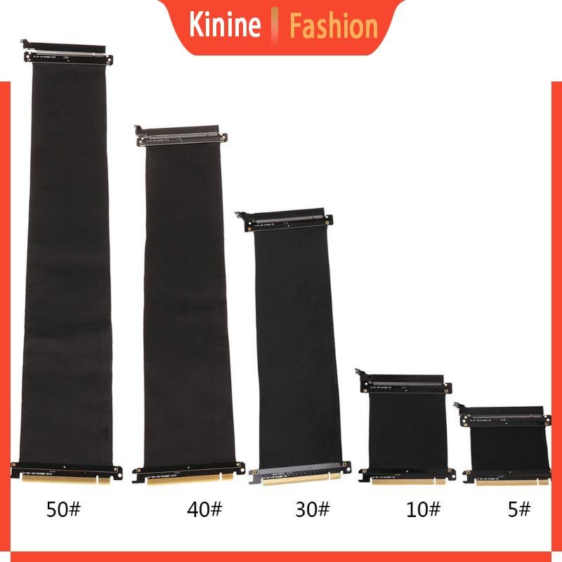 Kin Full Speed 3 0 PCIE X16 Riser Cable Card đồ họa Cáp nối dài PCI cho Express Riser Shielded Exten