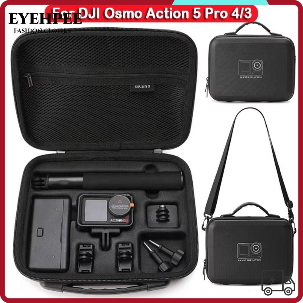 EYEHPEE Mang theo, Túi đựng vai di động cứng, Hộp đựng túi xách chống nước bảo vệ cho DJI Osmo Action 5 Action 4 3 Phụ kiện máy ảnh hành động