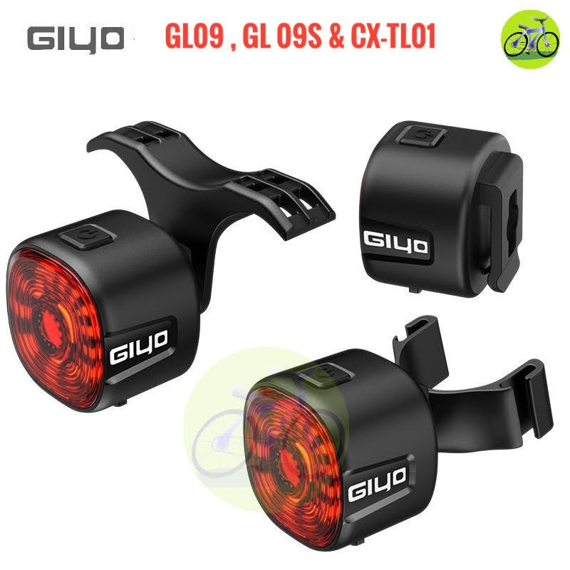 [Giyo HCM] Đèn hậu xe đạp GL09, GL09s, CX-TL01 thời gian sáng lên tới 100 giờ, chống nước ip66