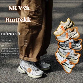 [Deluxy] Giày Sneaker Cổ Thấp - Pickleball ,Tennis Chạy bộ, cầu lông V2k  Runtekk