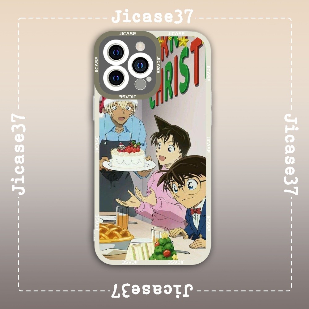 Ốp lưng iPhone Cạnh Vuông Samsung Xiaomi Oppo Anime Họat hình Detective Conan Thám tử lừng danh cona