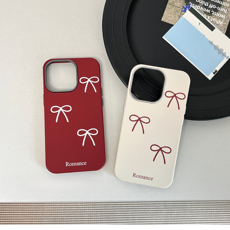 Ốp Điện Thoại Da Nơ Ins Style Cho Samsung Galaxy A17 A07 A56 A26 F56 M56 F16 M16 F06 M06 5G Vỏ Đơn G