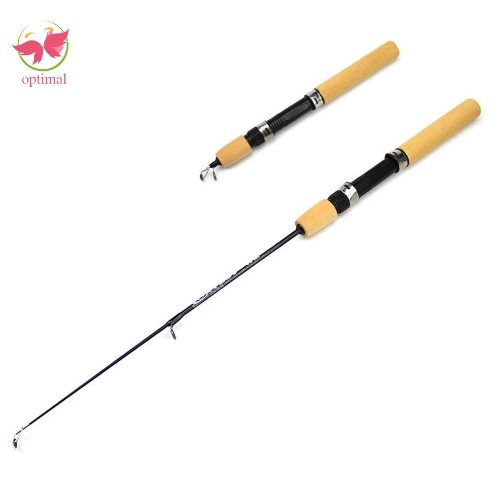 Cần câu cá chống trượt Pesca 60cm/80cm/100cm - Dụng cụ câu cá mini cần đá