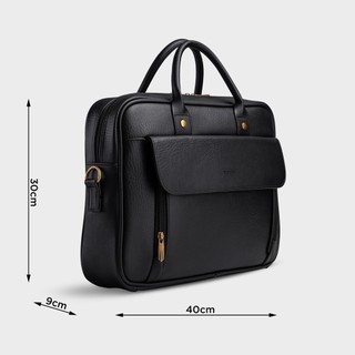 Cặp công sở Trita (Thời trang nam đựng vừa laptop 14 inch - Cặp da TCA6)