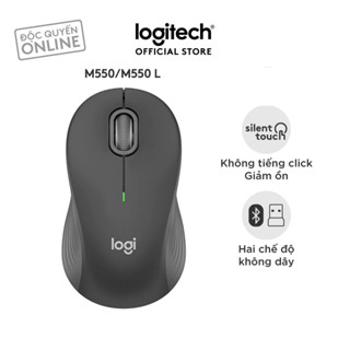Chuột không dây Bluetooth Logitech M650 Signature - SmartWheel, giảm ồn, 4000DPI, Đa thiết bị BH 12T
