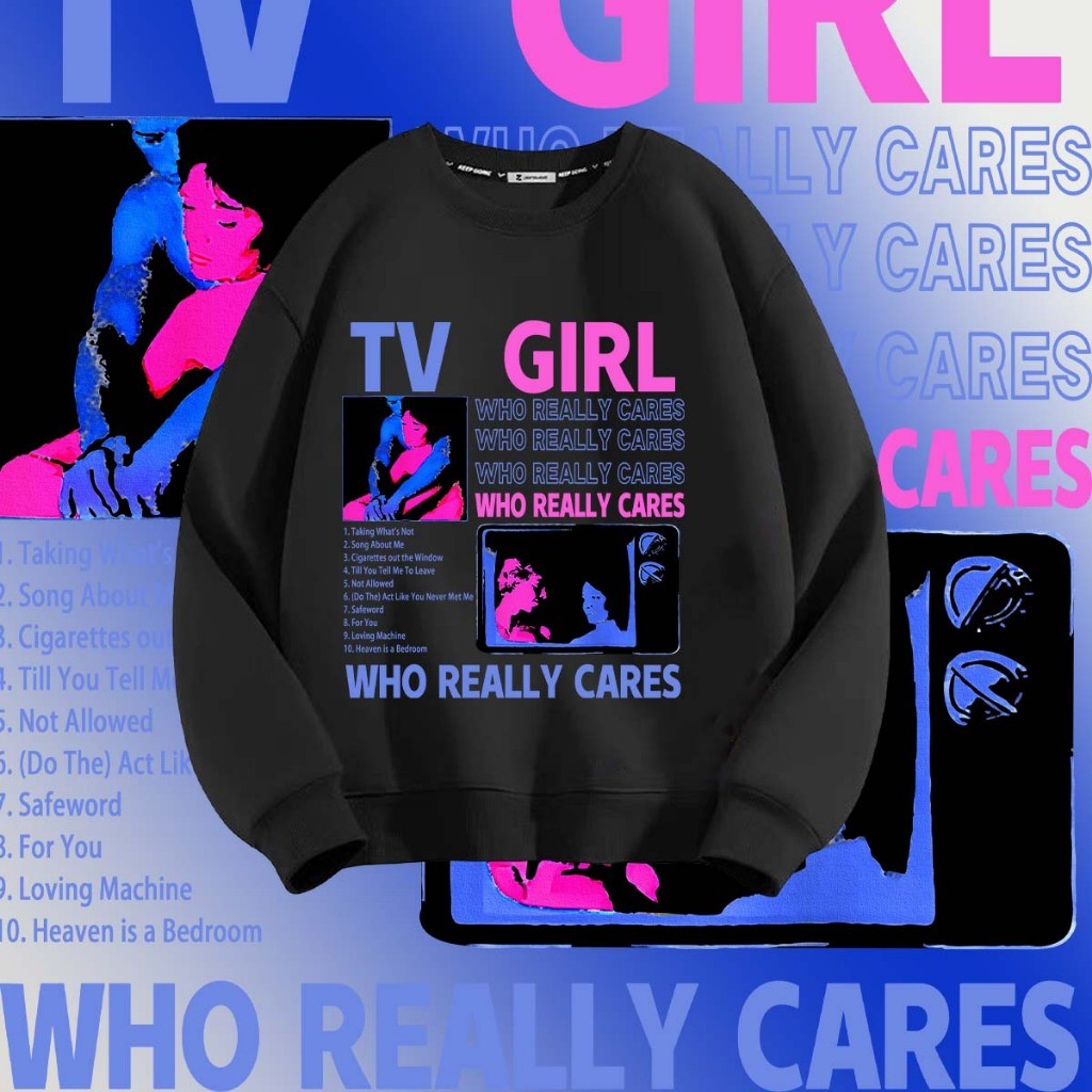 Tv Girl Who Really Care Poster Áo Cotton In Hình M-3XL