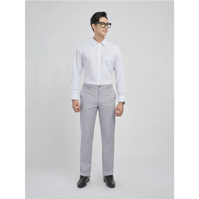 Quần khaki 1ly VIETTIEN SMART CASUAL vải poly phom regular VT00000263