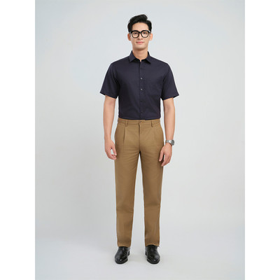 Quần khaki 1ly VIETTIEN SMART CASUAL vải poly phom regular  VT00000262