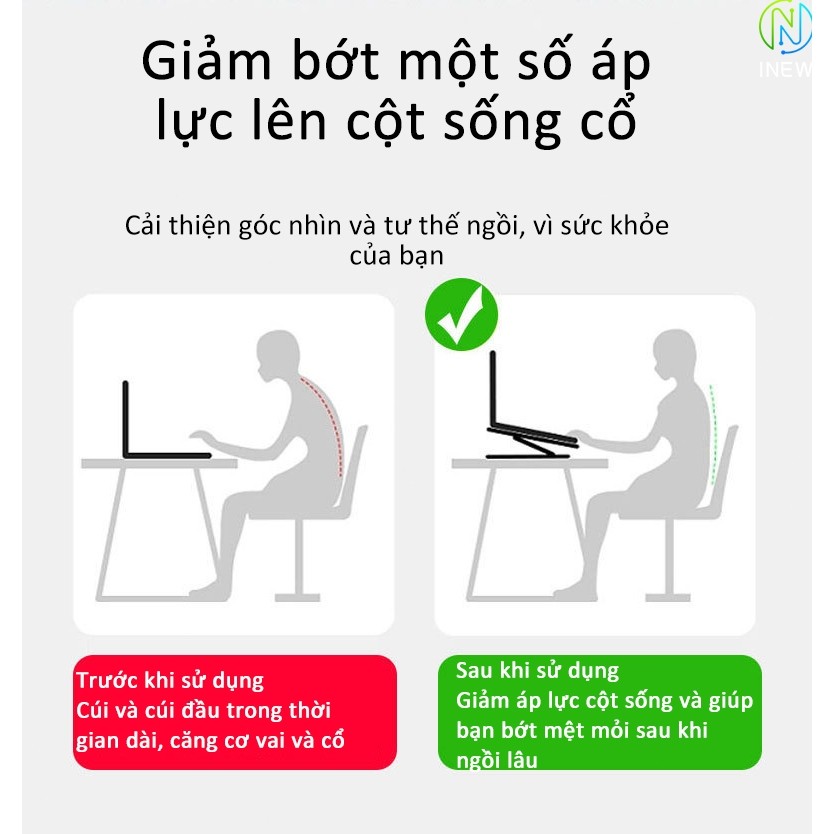 Giá đỡ máy tính xách tay Giá đỡ tản nhiệt máy tính xách tay 360 độ | BigBuy360 - bigbuy360.vn