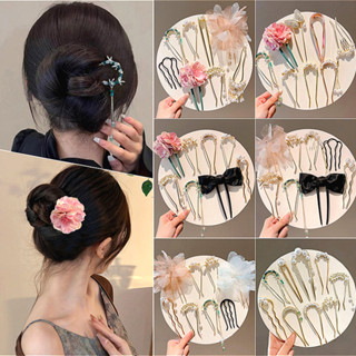 Kẹp Tóc Hoa Cho Nữ Phong Cách Trung Hoa Phụ Kiện Tóc Cao Cấp