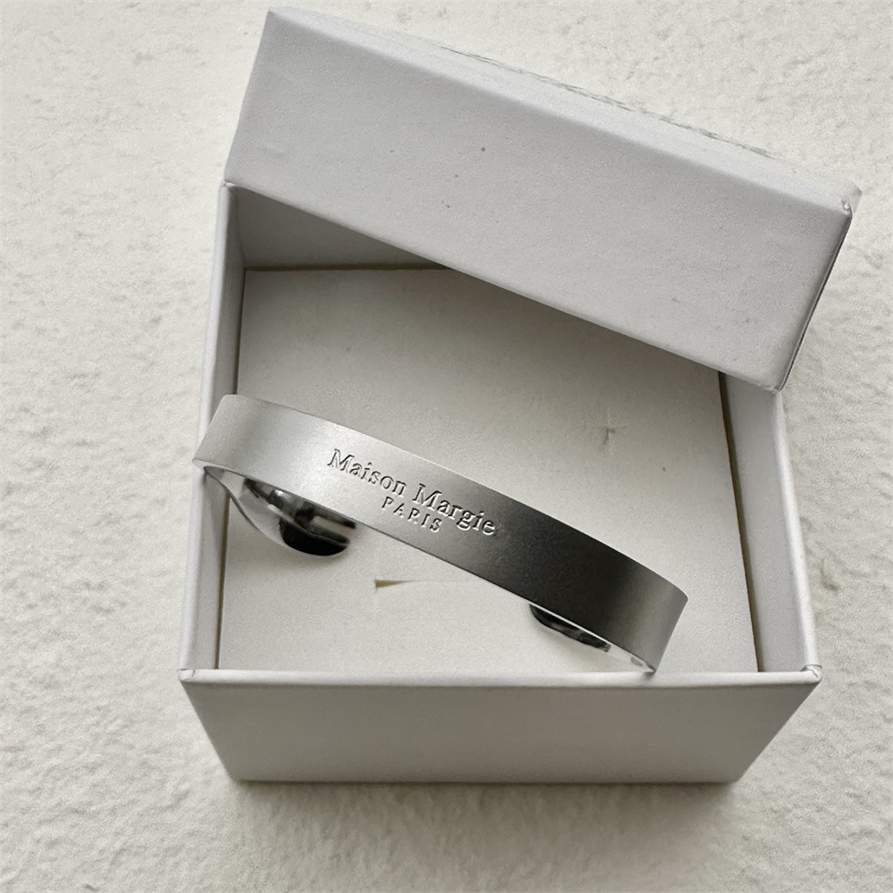 Mmm Horseshoe Bracelet 925 Silver European American Fashion Tabi Couple Open Bracelet Simple Men Wom