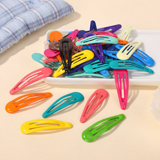 50 Cái / bộ 2 Inch BB Kẹp Chụp Tóc Không Trượt Kim Loại Tóc Y2K Barrettes Cho Bé Gái Tập Đi Trẻ Em Phụ Kiện Tóc