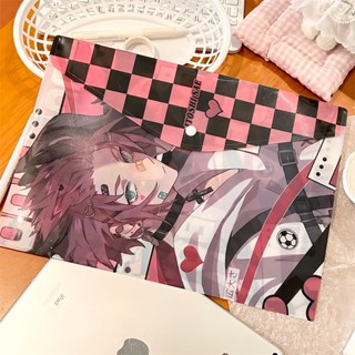 A4 Anime BLUE LOCK Túi tập tin Thư mục Phong bì Itoshi Sae Nagi Seishiro Isagi Yoichi Mikage Reo Thư mục tập tin trong suốt Bộ sắp xếp tài liệu có nút bấm Đồ dùng văn phòng trường học