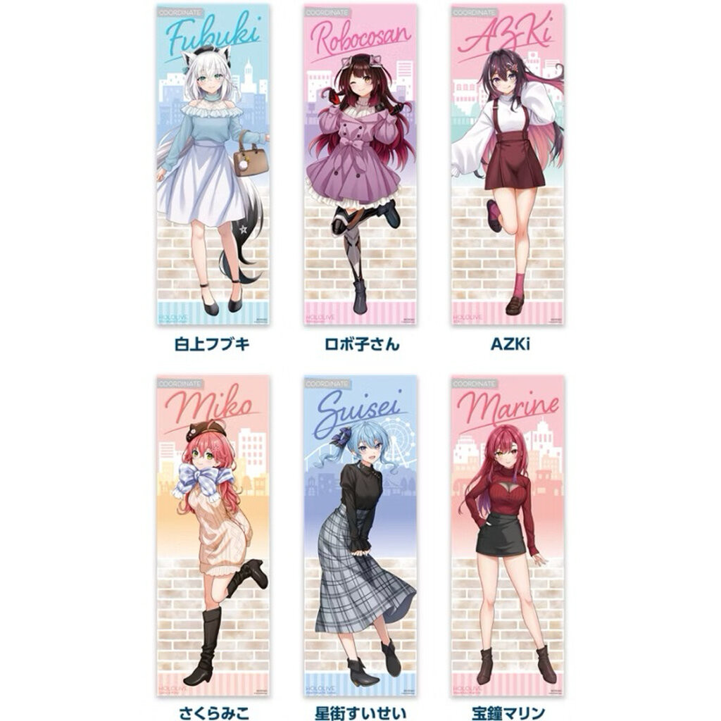 Poster mini Fubuki & Azki & Robocosan -Hololive x Lawson -Mini Poster- Fubuki & Azki & Robocosan]