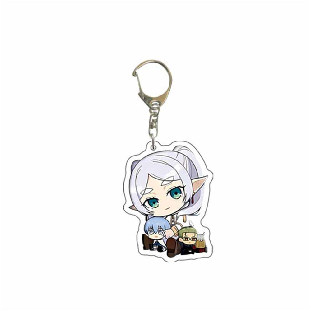Móc Khoá, Mô Hình Standee Anime Frieren Beyond Journeys End Figures Frieren Himmel Trang Trí Bàn Học