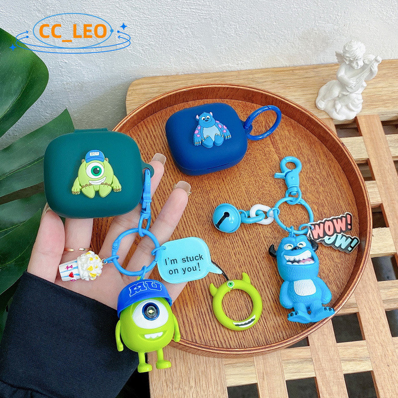 Case for Anker Soundcore C40i Silicone Soft Case Cartoon Keychain Pendant Cute Finger Ring Lanyard P