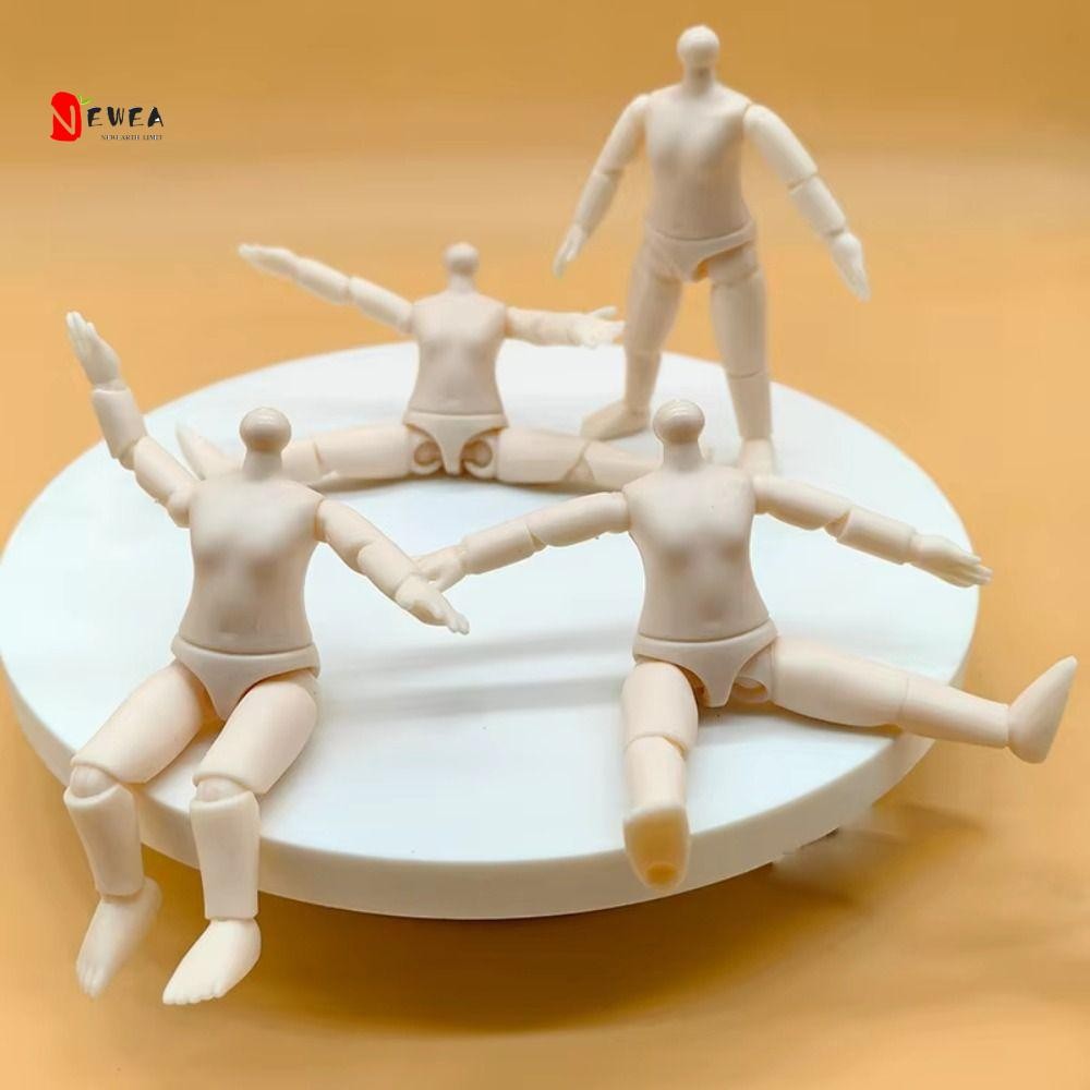NEWEARTH GIỚI HẠN Thân búp bê, Khớp hình cầu Nhiều khớp Đồ chơi búp bê khỏa thân, Quà tặng bé gái Tr