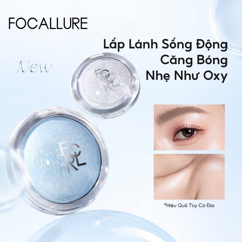 Focallure GALAXY Highlighter Soft Mochi Texture Glow Fresh Dewy Glow Melt Into Skin 8.5g