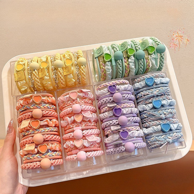 Dây buộc tóc đuôi ngựa cao thời trang Hàn Quốc dành cho trẻ em buộc tóc bằng dây buộc tóc