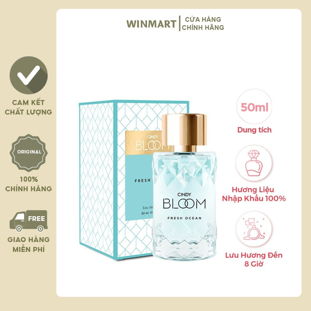 Nước hoa Cindy Bloom Fresh Ocean 50ml - Hàng chính hãng