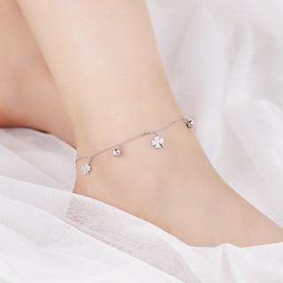 Bốn Lá Cỏ Ba Lá Chuông Mặt Dây Vòng Chân Cho Bé Gái Thời Trang Dây Chuyền Trang Sức Quà Tặng