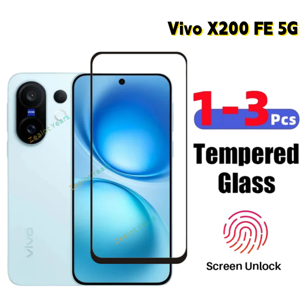 Bảo Vệ Màn Hình Cho Vivo X200 FE 5G X200 Pro Mini X200FE Kính Cường Lực Mặt Trước Phim Bảo Vệ
