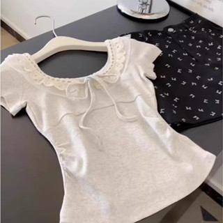 áo baby tee ôm body quả mơ coquette top thời trang hè áo style SALMO local brand