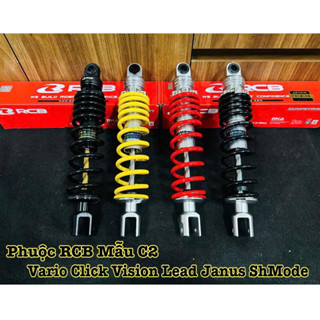  Phuộc RCB Không Bình Dầu gắn Vario   Click   Vision   Lead   Janus   SH MODE   Mẩu C2   Hàng Chính Hãng RCB ==== 