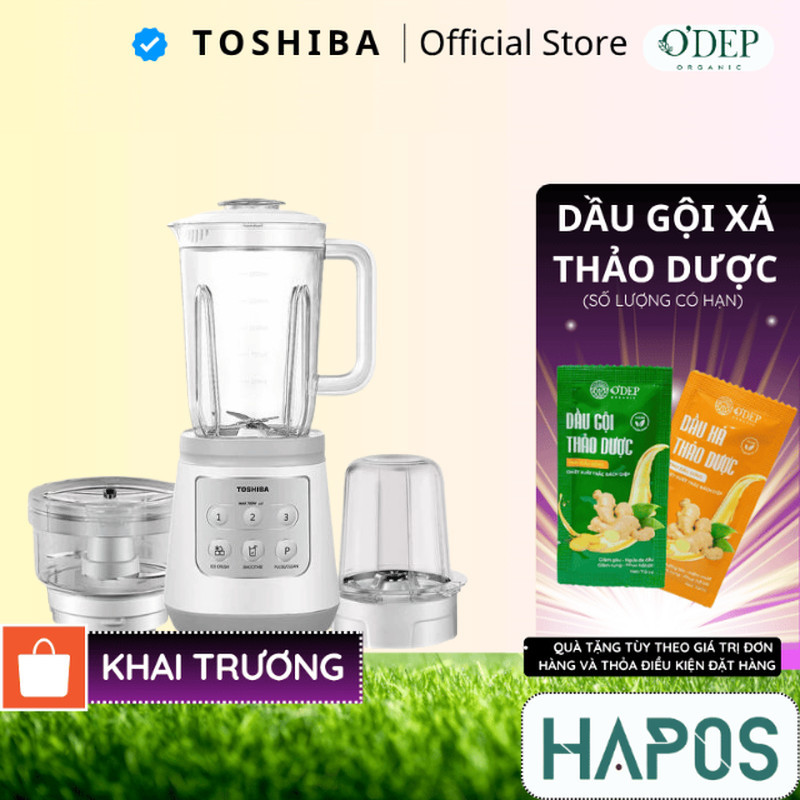 Máy xay sinh tố Toshiba BL-70PR2NV - 1.5L - Hàng chính hãng, bảo hành 12 tháng - HAPOS HSA
