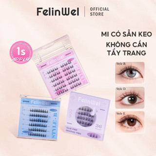 FelinWel - Mi Có Sẵn Keo Tự Dính, Không Cần Tra Keo, Không Cần Tẩy Trang, Tiết Kiệm Thời Gian & Đặc Biệt Tái Sử Dụng, Bao Gồm 2 Kiểu