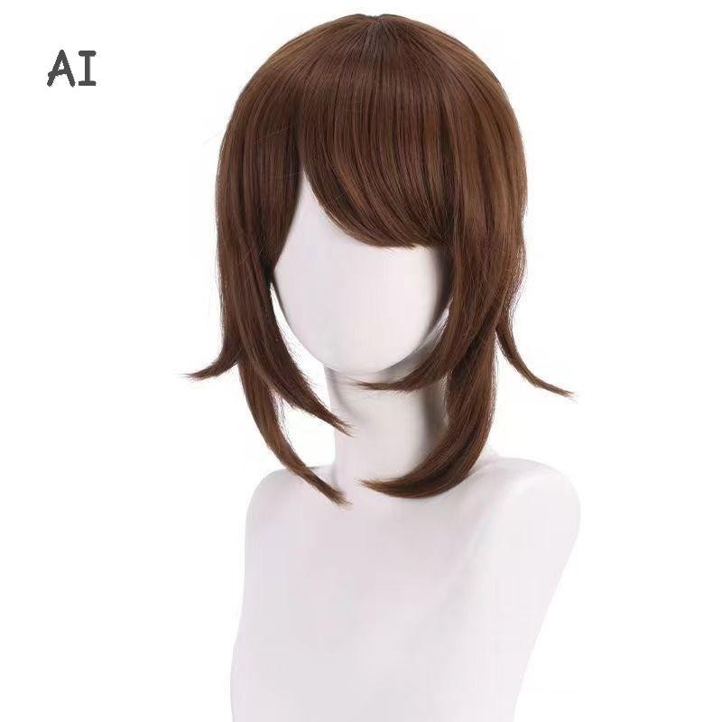 AI Identity V Edgar Walden Cosplay Tóc Giả Kem Trắng Đuôi Ngựa Uốn Tóc Halloween Giáng Sinh Người Ph