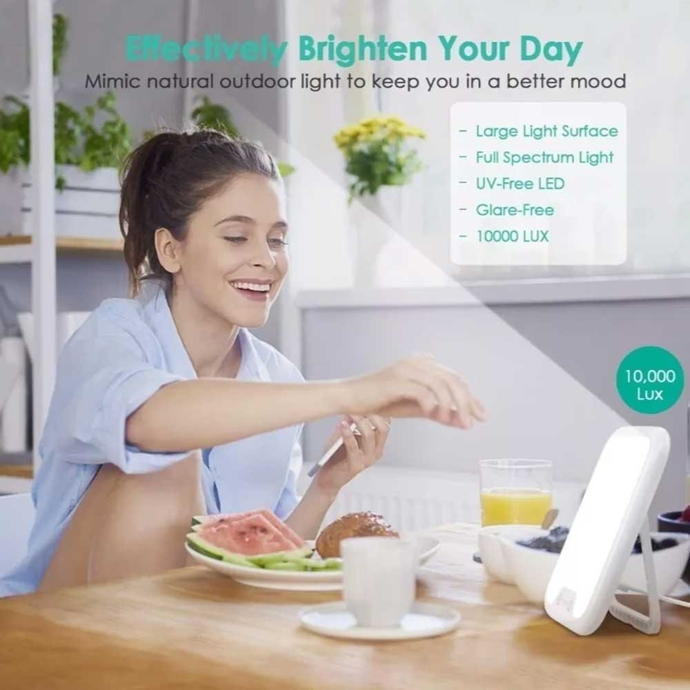 SAD Lamp, SAD Light Lamp, 10,000 Lux Natural Daylight Sad Light